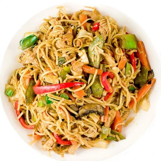 Chicken Yakisoba
